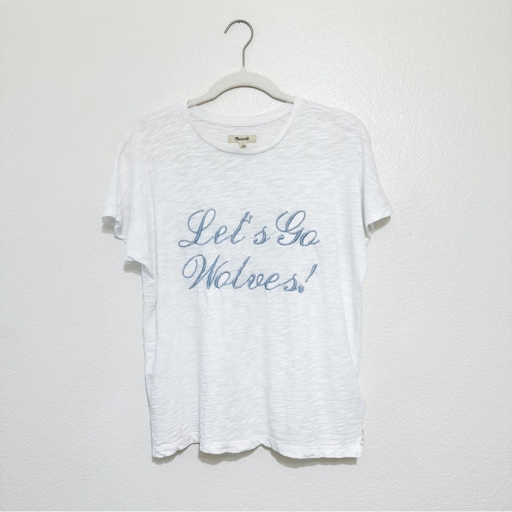 Madewell "Let's Go Wolves" Dolman Sleeve Crewneck Tee